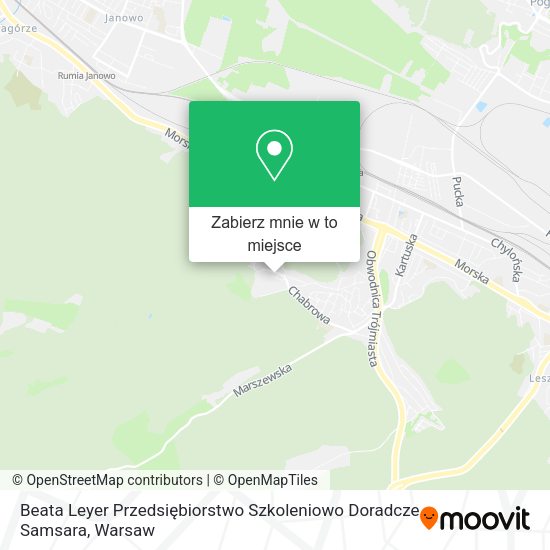 Mapa Beata Leyer Przedsiębiorstwo Szkoleniowo Doradcze Samsara