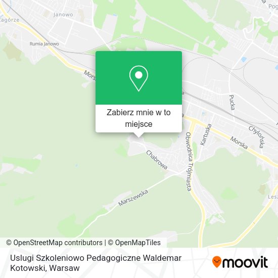 Mapa Uslugi Szkoleniowo Pedagogiczne Waldemar Kotowski