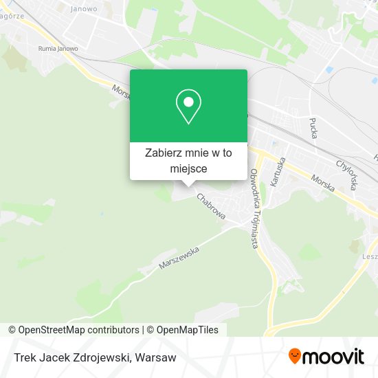 Mapa Trek Jacek Zdrojewski