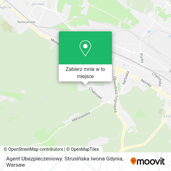 Mapa Agent Ubezpieczeniowy. Strusińska Iwona Gdynia