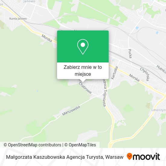 Mapa Małgorzata Kaszubowska Agencja Turysta