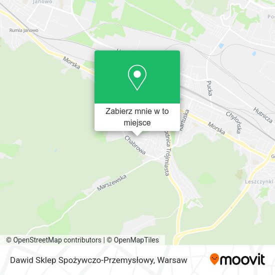 Mapa Dawid Sklep Spożywczo-Przemysłowy