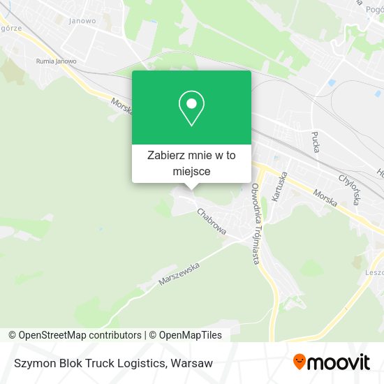 Mapa Szymon Blok Truck Logistics