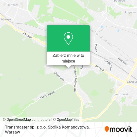 Mapa Transmaster sp. z o.o. Spółka Komandytowa