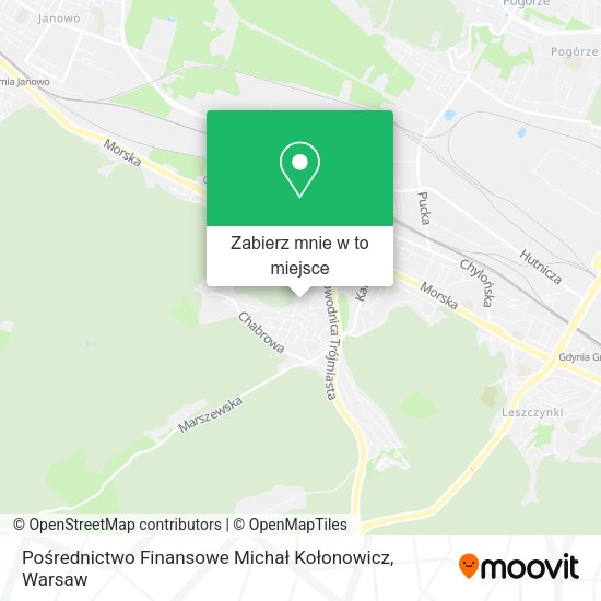 Mapa Pośrednictwo Finansowe Michał Kołonowicz