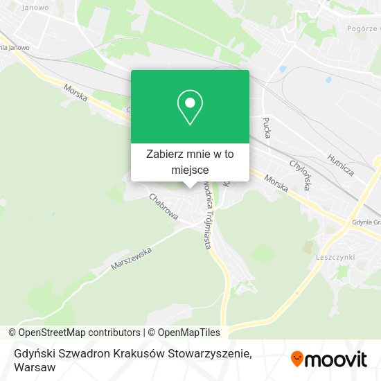 Mapa Gdyński Szwadron Krakusów Stowarzyszenie