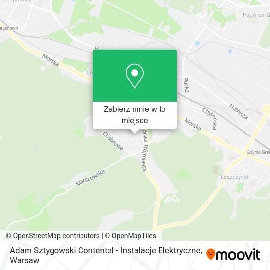 Mapa Adam Sztygowski Contentel - Instalacje Elektryczne