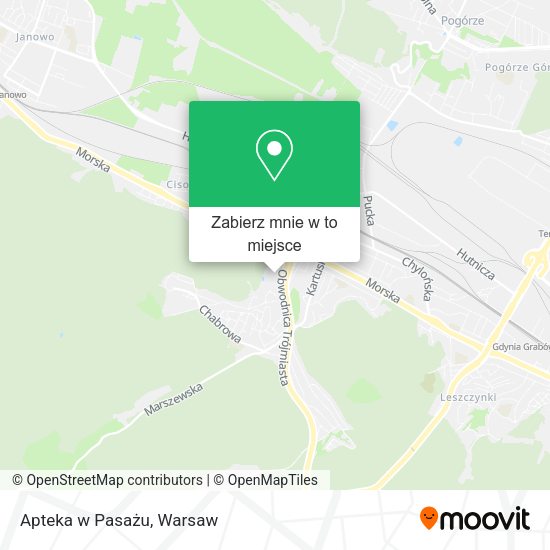 Mapa Apteka w Pasażu