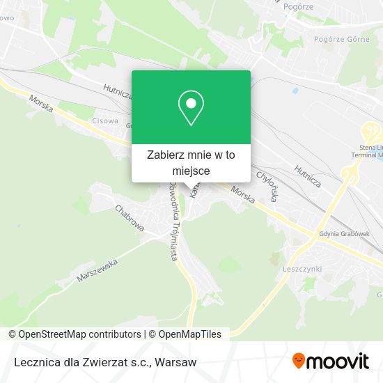 Mapa Lecznica dla Zwierzat s.c.