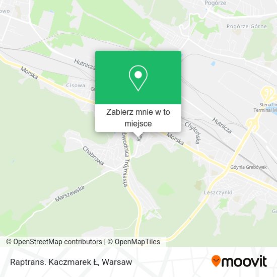 Mapa Raptrans. Kaczmarek Ł