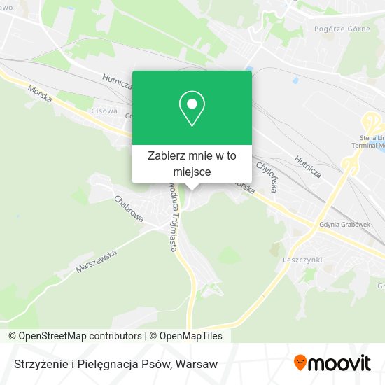 Mapa Strzyżenie i Pielęgnacja Psów