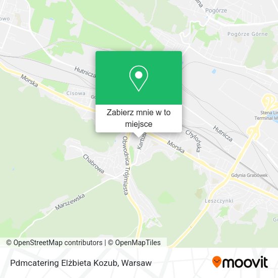 Mapa Pdmcatering Elżbieta Kozub