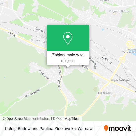 Mapa Usługi Budowlane Paulina Ziółkowska