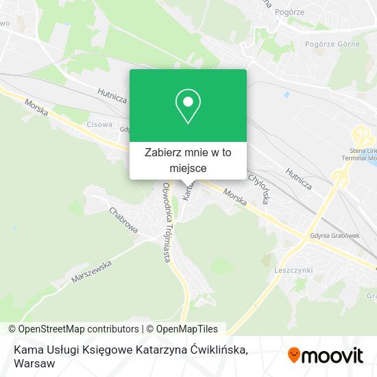 Mapa Kama Usługi Księgowe Katarzyna Ćwiklińska