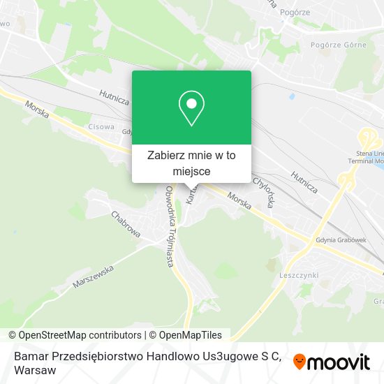 Mapa Bamar Przedsiębiorstwo Handlowo Us3ugowe S C