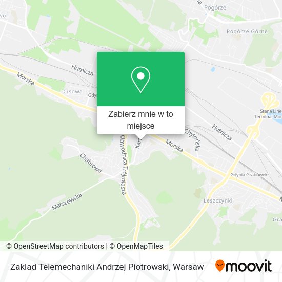 Mapa Zaklad Telemechaniki Andrzej Piotrowski