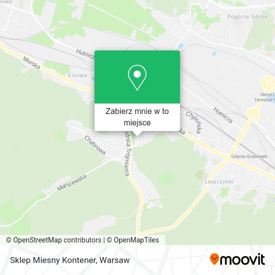 Mapa Sklep Miesny Kontener