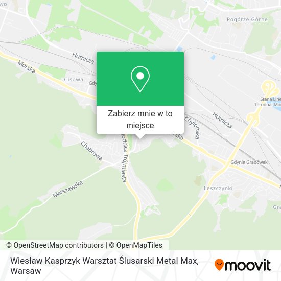 Mapa Wiesław Kasprzyk Warsztat Ślusarski Metal Max