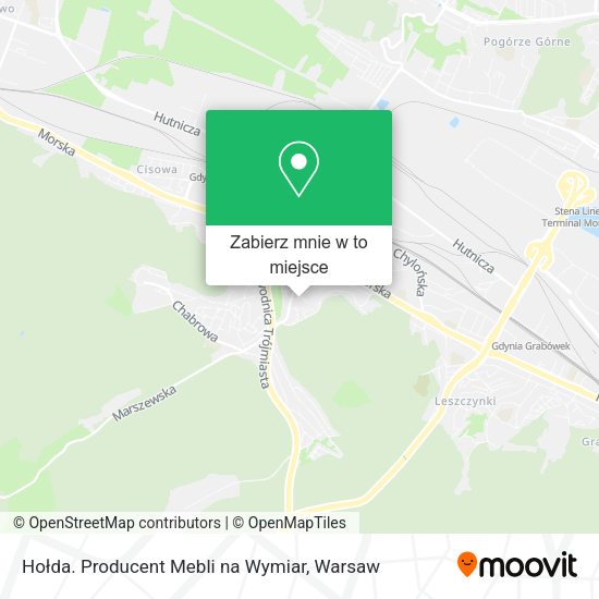 Mapa Hołda. Producent Mebli na Wymiar