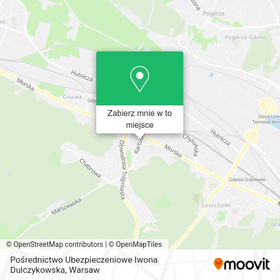 Mapa Pośrednictwo Ubezpieczeniowe Iwona Dulczykowska