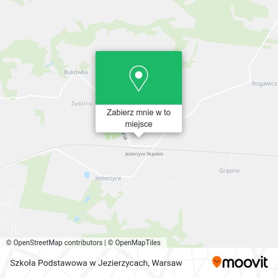 Mapa Szkoła Podstawowa w Jezierzycach