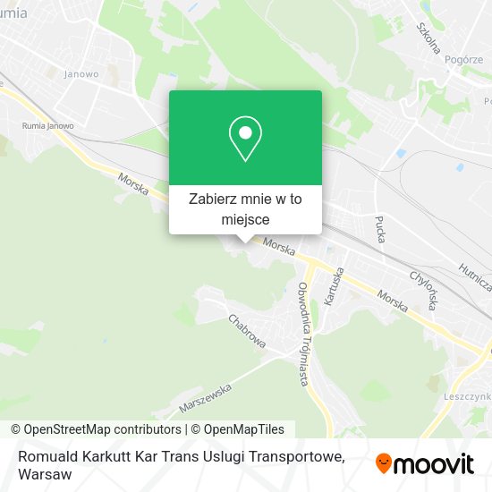 Mapa Romuald Karkutt Kar Trans Uslugi Transportowe