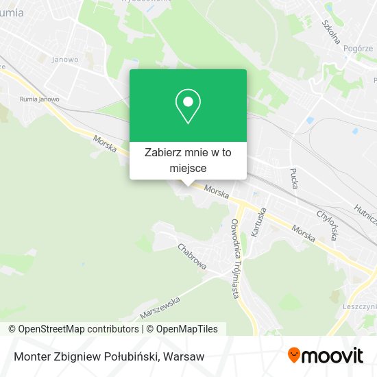 Mapa Monter Zbigniew Połubiński