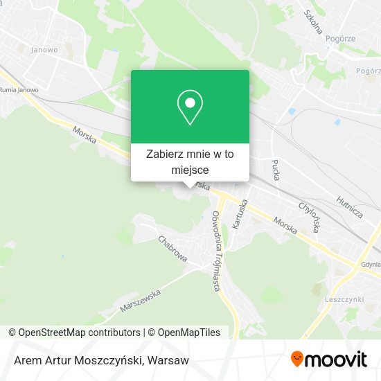 Mapa Arem Artur Moszczyński