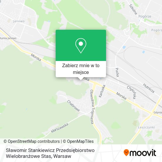 Mapa Sławomir Stankiewicz Przedsiębiorstwo Wielobranżowe Stas