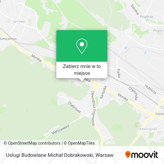 Mapa Usługi Budowlane Michał Dobrakowski