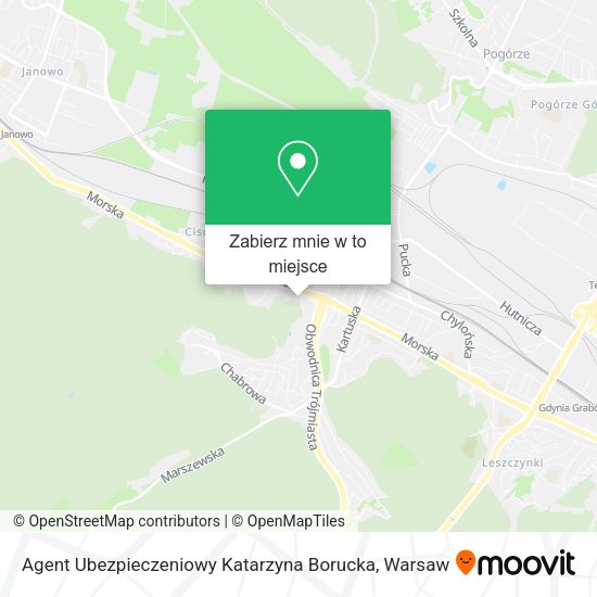 Mapa Agent Ubezpieczeniowy Katarzyna Borucka