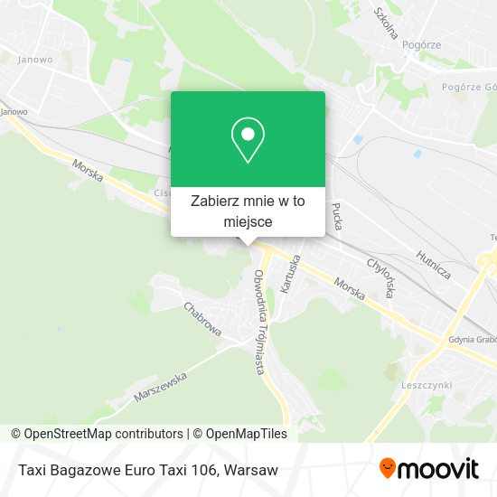 Mapa Taxi Bagazowe Euro Taxi 106