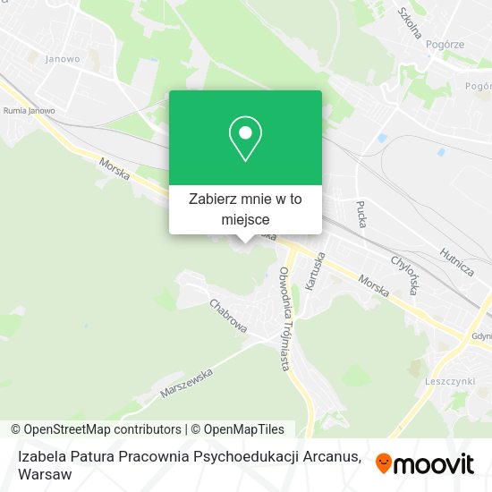 Mapa Izabela Patura Pracownia Psychoedukacji Arcanus