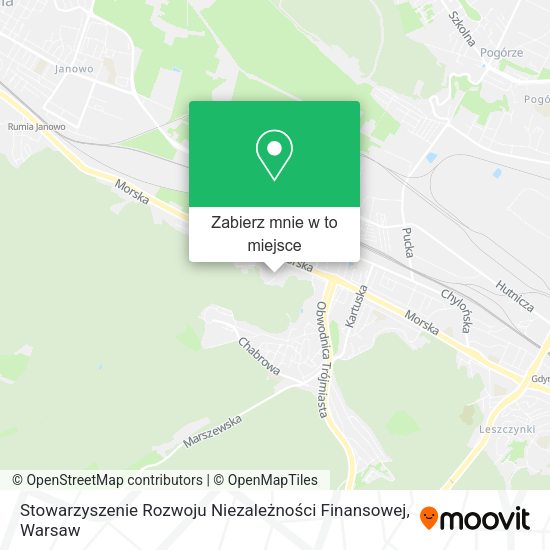 Mapa Stowarzyszenie Rozwoju Niezależności Finansowej