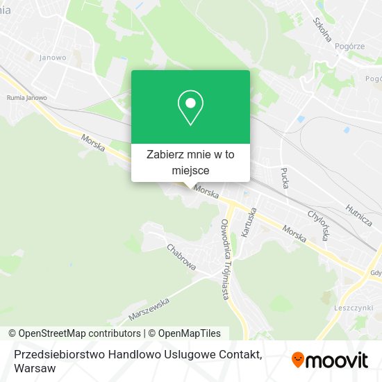 Mapa Przedsiebiorstwo Handlowo Uslugowe Contakt