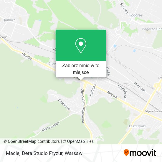 Mapa Maciej Dera Studio Fryzur