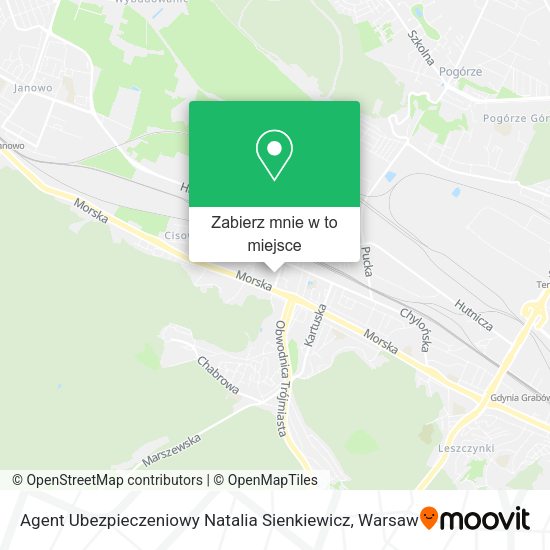 Mapa Agent Ubezpieczeniowy Natalia Sienkiewicz