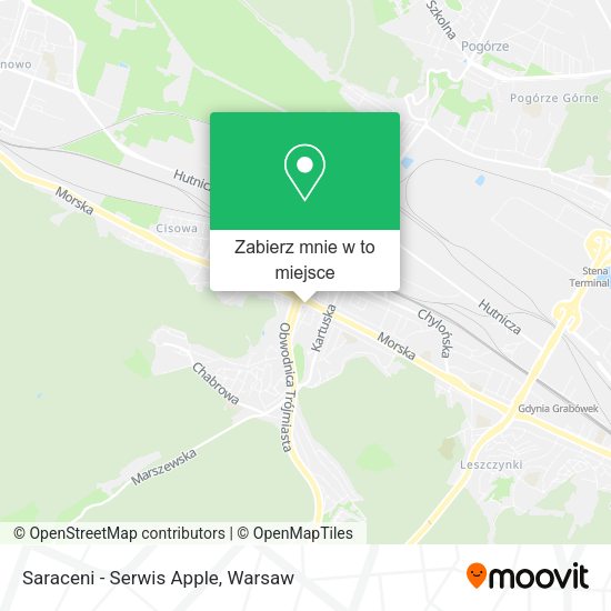 Mapa Saraceni - Serwis Apple