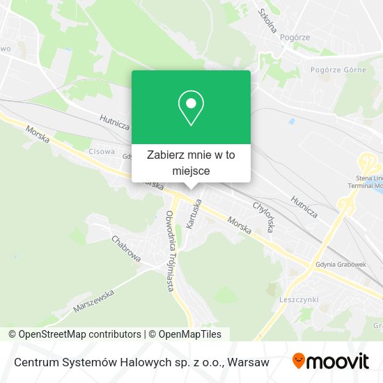 Mapa Centrum Systemów Halowych sp. z o.o.