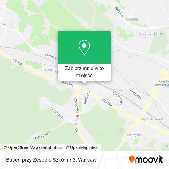 Mapa Basen przy Zespole Szkół nr 3