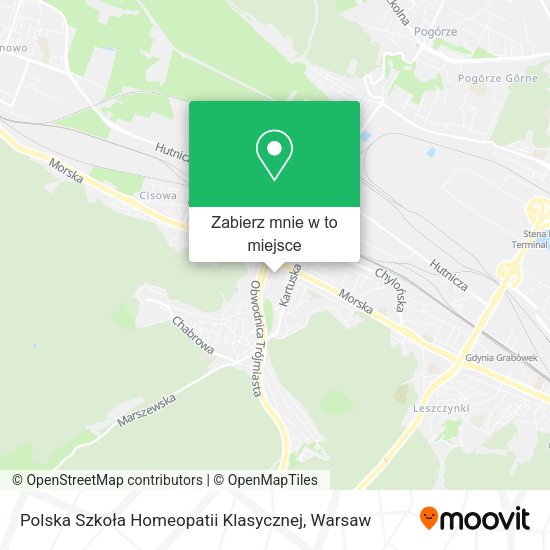 Mapa Polska Szkoła Homeopatii Klasycznej