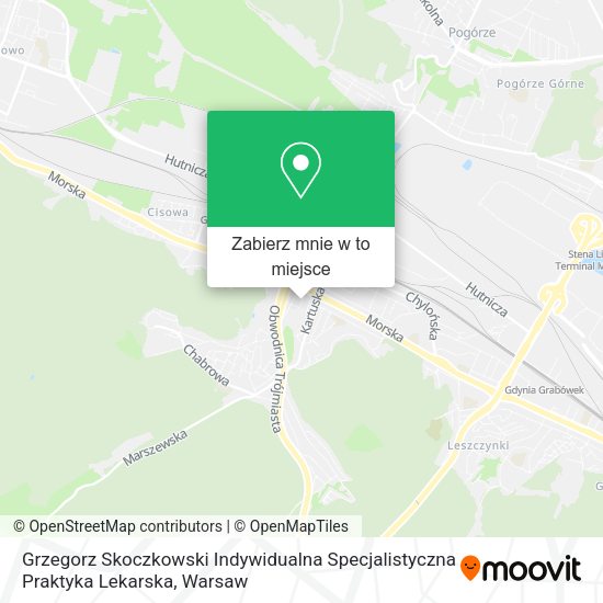 Mapa Grzegorz Skoczkowski Indywidualna Specjalistyczna Praktyka Lekarska