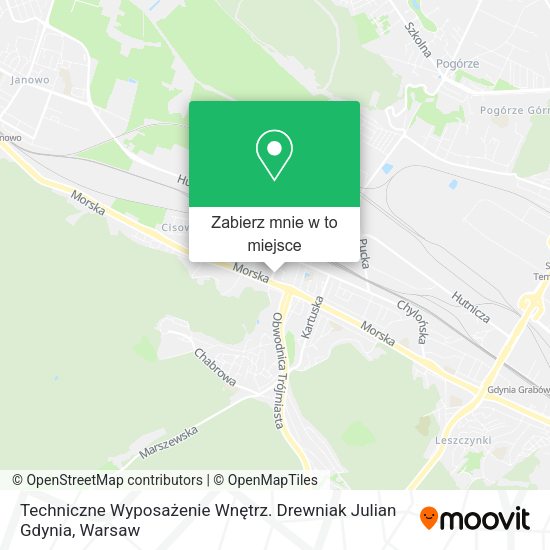 Mapa Techniczne Wyposażenie Wnętrz. Drewniak Julian Gdynia