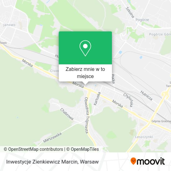 Mapa Inwestycje Zienkiewicz Marcin