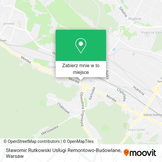 Mapa Sławomir Rutkowski Usługi Remontowo-Budowlane