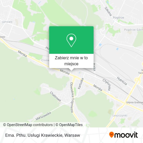 Mapa Ema. Pthu. Usługi Krawieckie