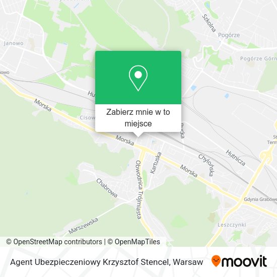 Mapa Agent Ubezpieczeniowy Krzysztof Stencel