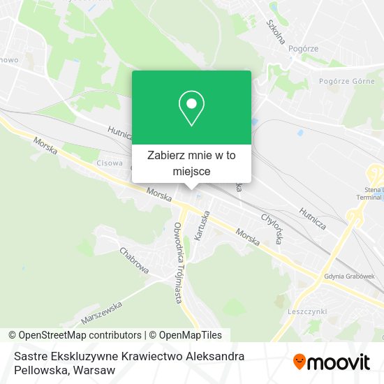 Mapa Sastre Ekskluzywne Krawiectwo Aleksandra Pellowska