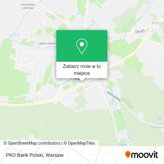 Mapa PKO Bank Polski