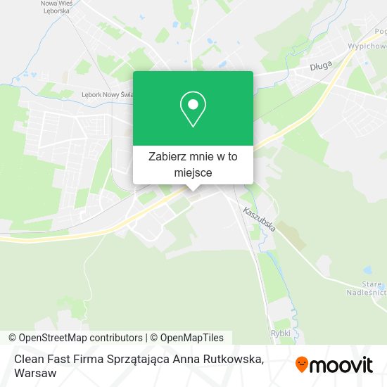 Mapa Clean Fast Firma Sprzątająca Anna Rutkowska